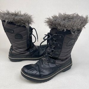 Sorel Tofino II Waterproof Boots Women's Black Stone Size 10.5
